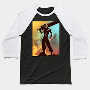 Powerful Fantasy Warrior Baseball T-Shirt